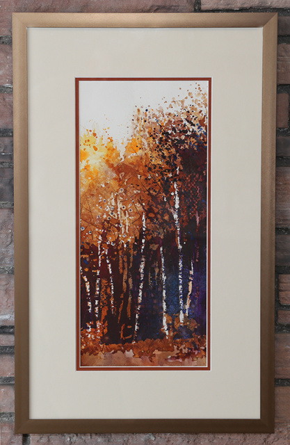 Birch Trees Watercolor Original - SOLD
